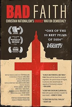 Poster of Bad Faith: Christian Nationalism's Unholy War on Democracy