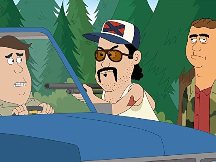 David Herman, Roger Black, and Waco O'Guin in Brickleberry (2012)