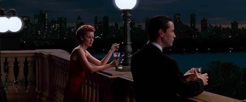 Keanu Reeves and Connie Nielsen in The Devil's Advocate (1997)
