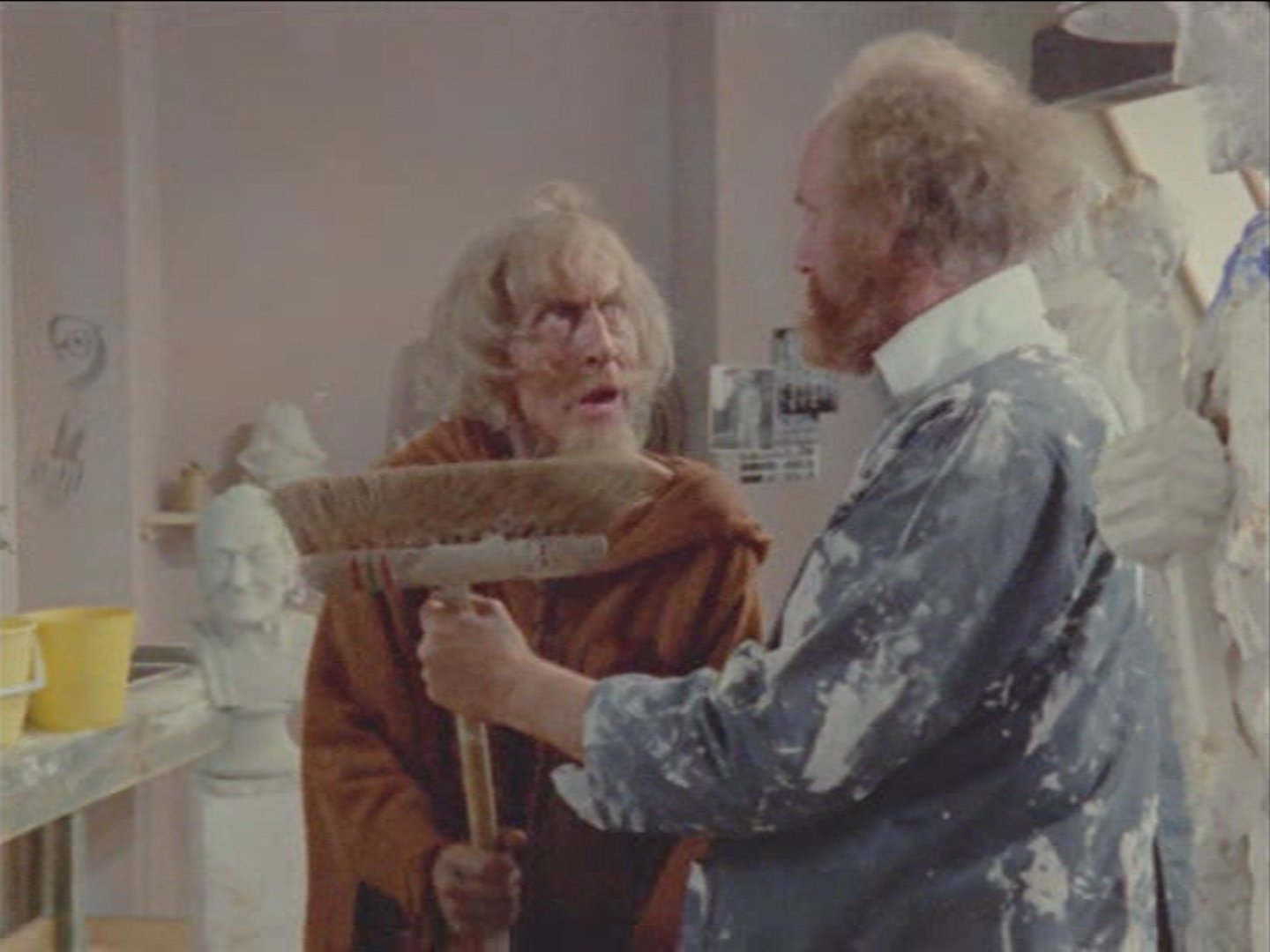 Geoffrey Bayldon and Graham Crowden in Catweazle (1970)