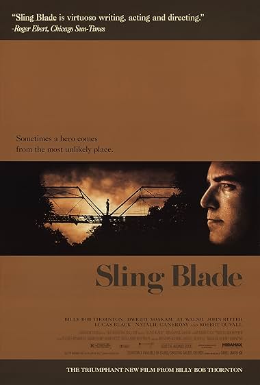 Sling Blade 1996 movie poster - watch and download free