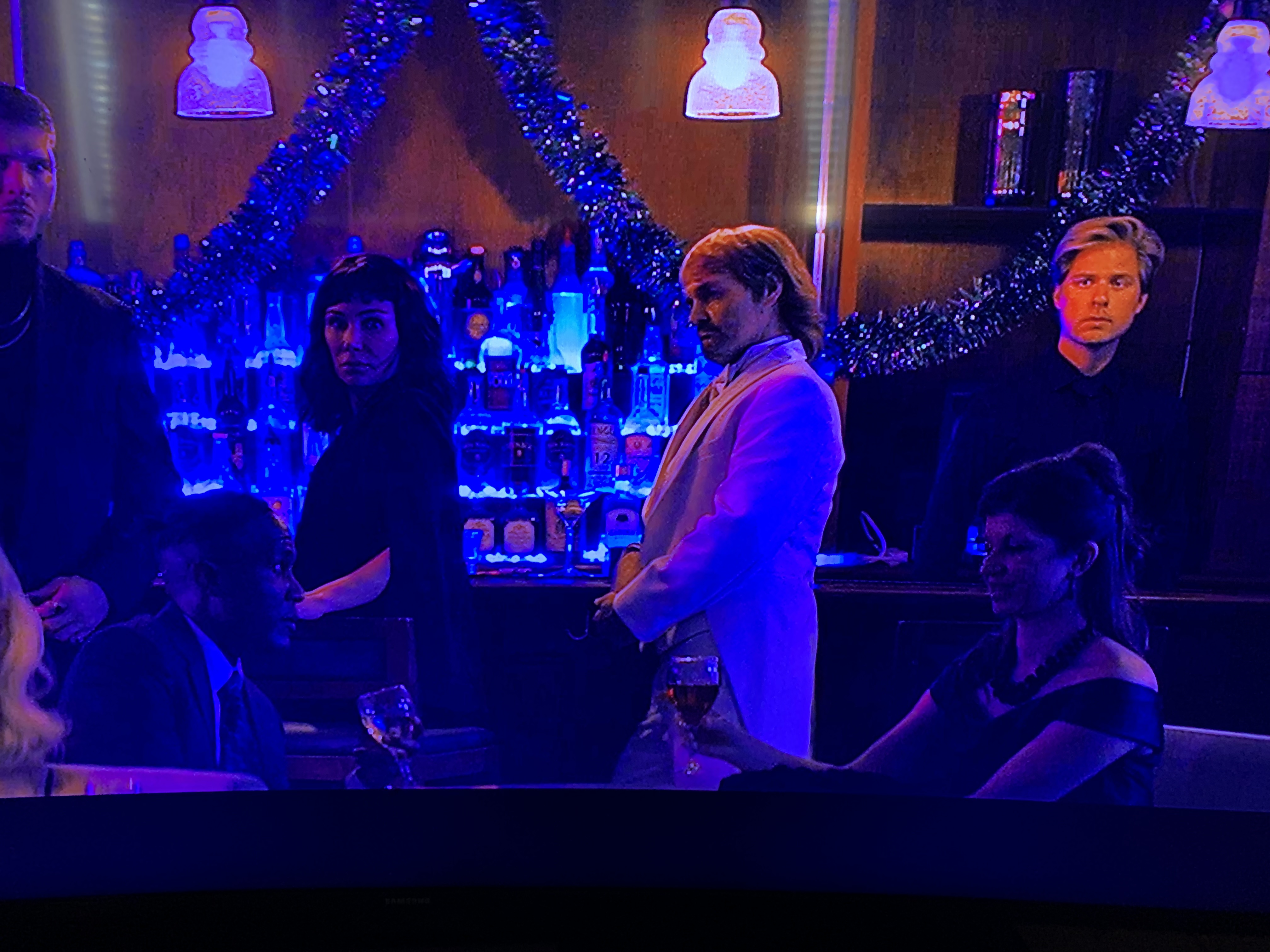 Will Forte, Ivan Lee Holmes, Ella Ayberk, and Laith Wallschleger in MacGruber (2021)