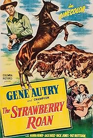Gene Autry, Gloria Henry, and Champion in The Strawberry Roan (1948)