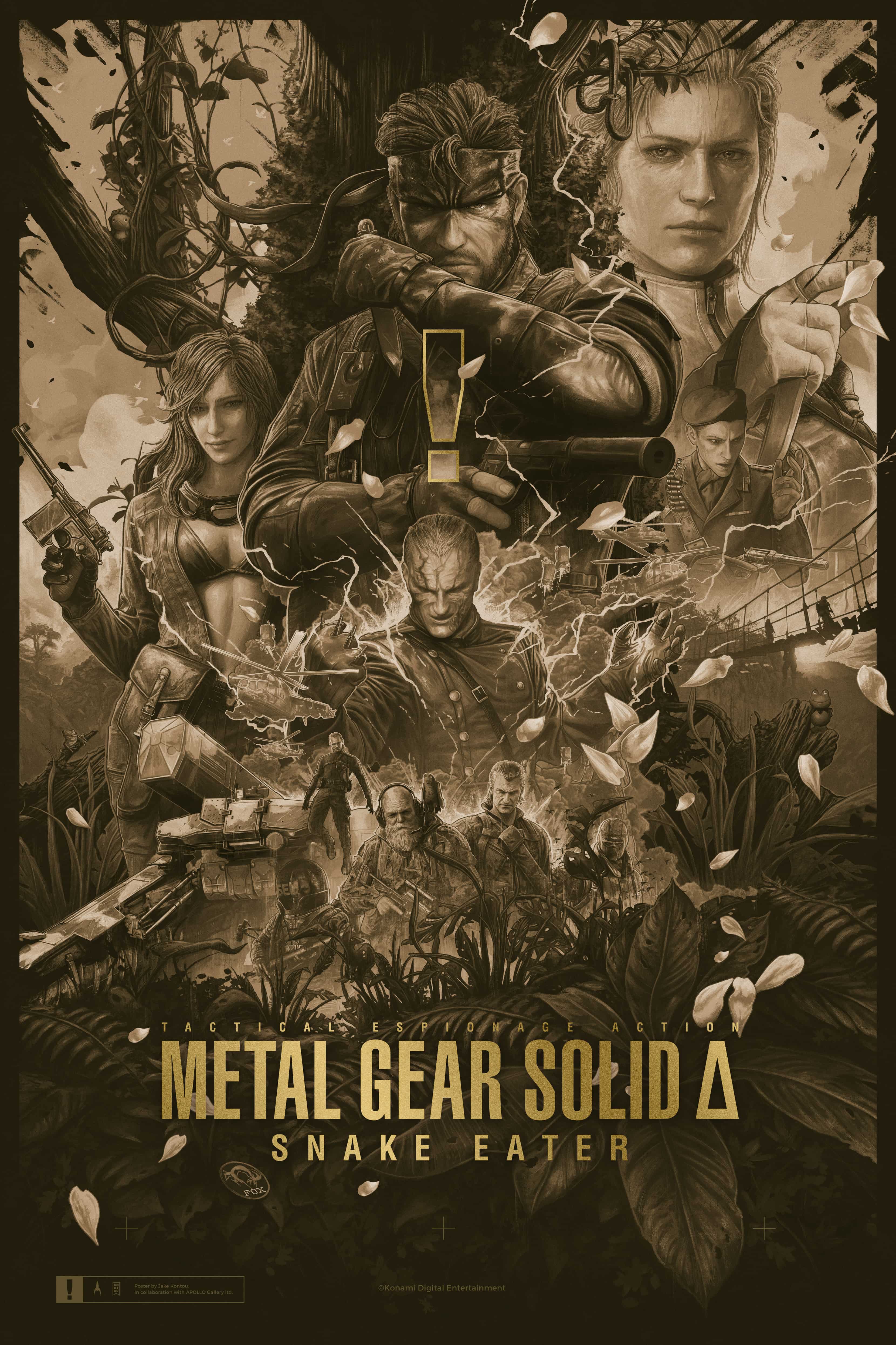 L GEAR SOLID Δ SNAKE EATER ポスター METAL GEAR SOLID Δ: SNAKE EATER Poster [EXCLUSIVE OKS GEAR