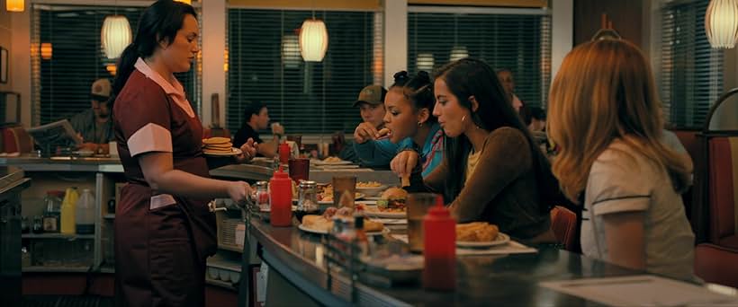 Sydney Sweeney, Isabela Merced, and Celeste O'Connor in Madame Web (2024)