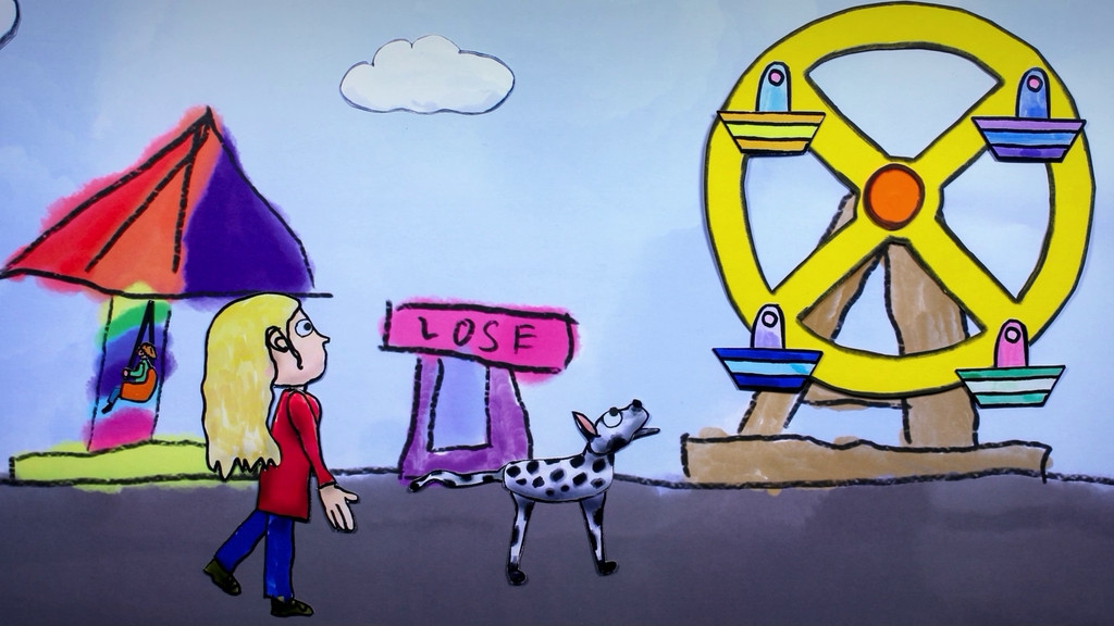 Ein Krokodil dreht durch