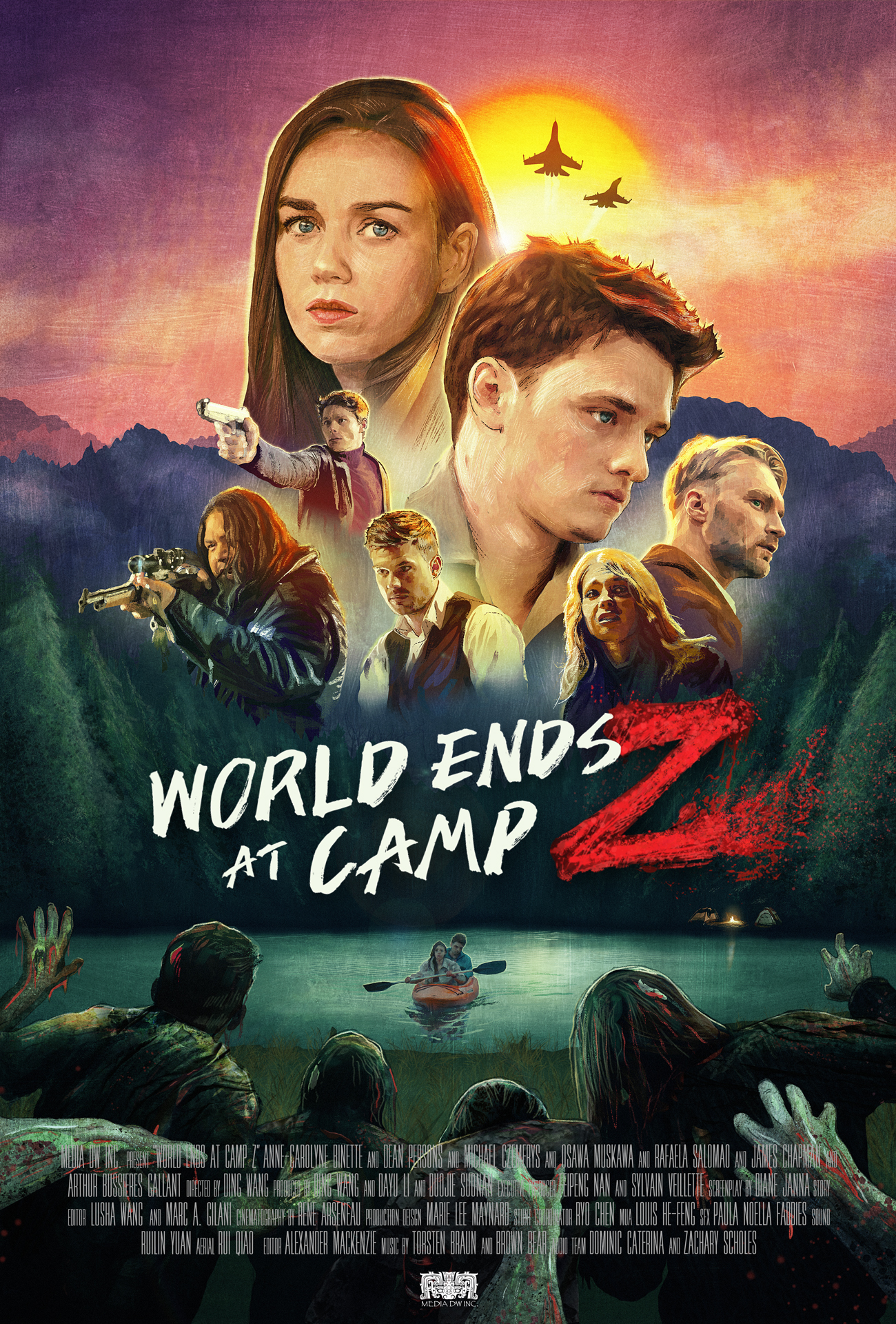 Poster of World Ends at Camp Z