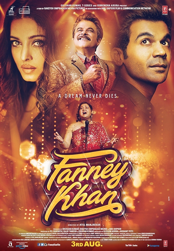 Movie poster for FANNEY KHAN (UA rated)