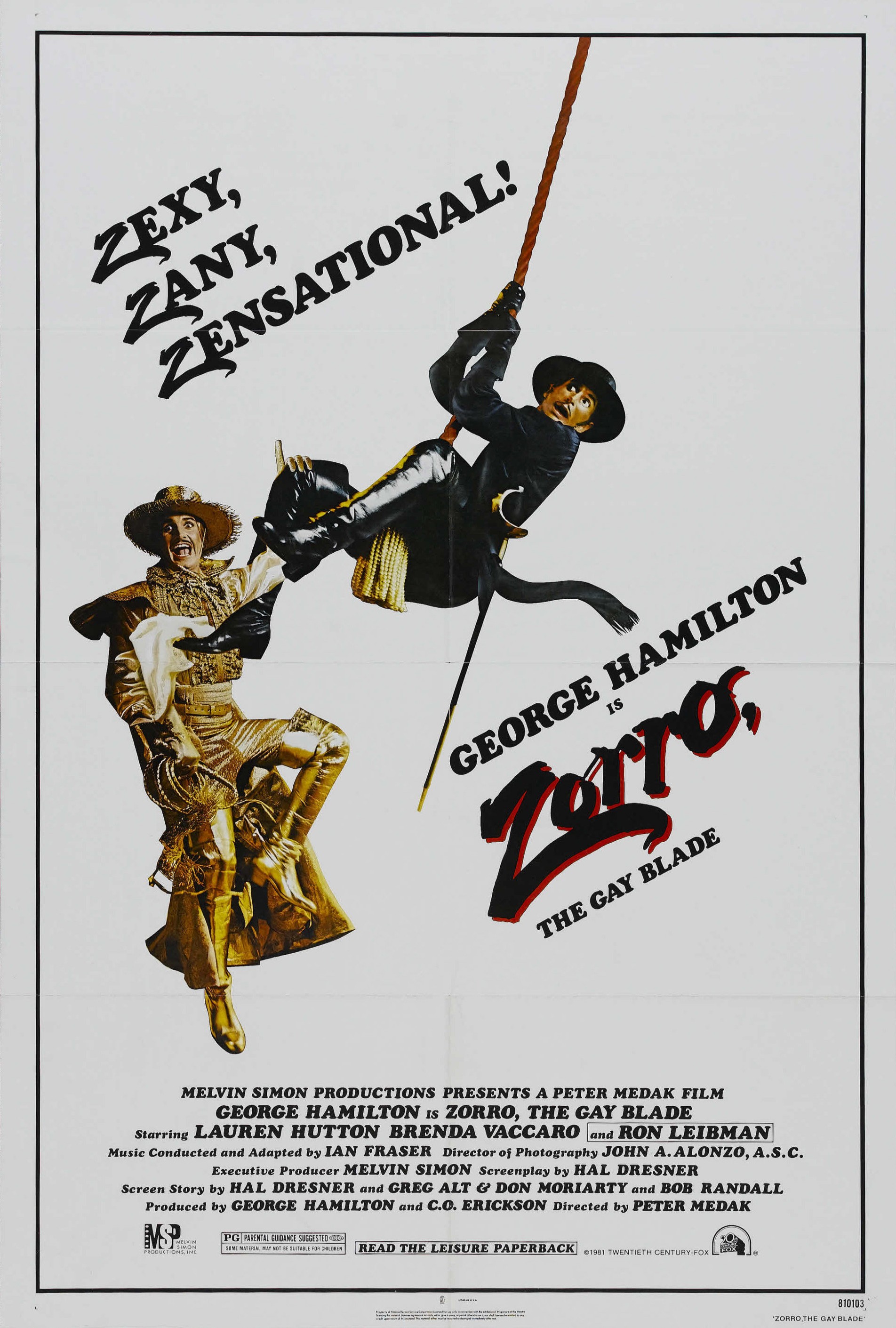 Poster of Zorro: The Gay Blade