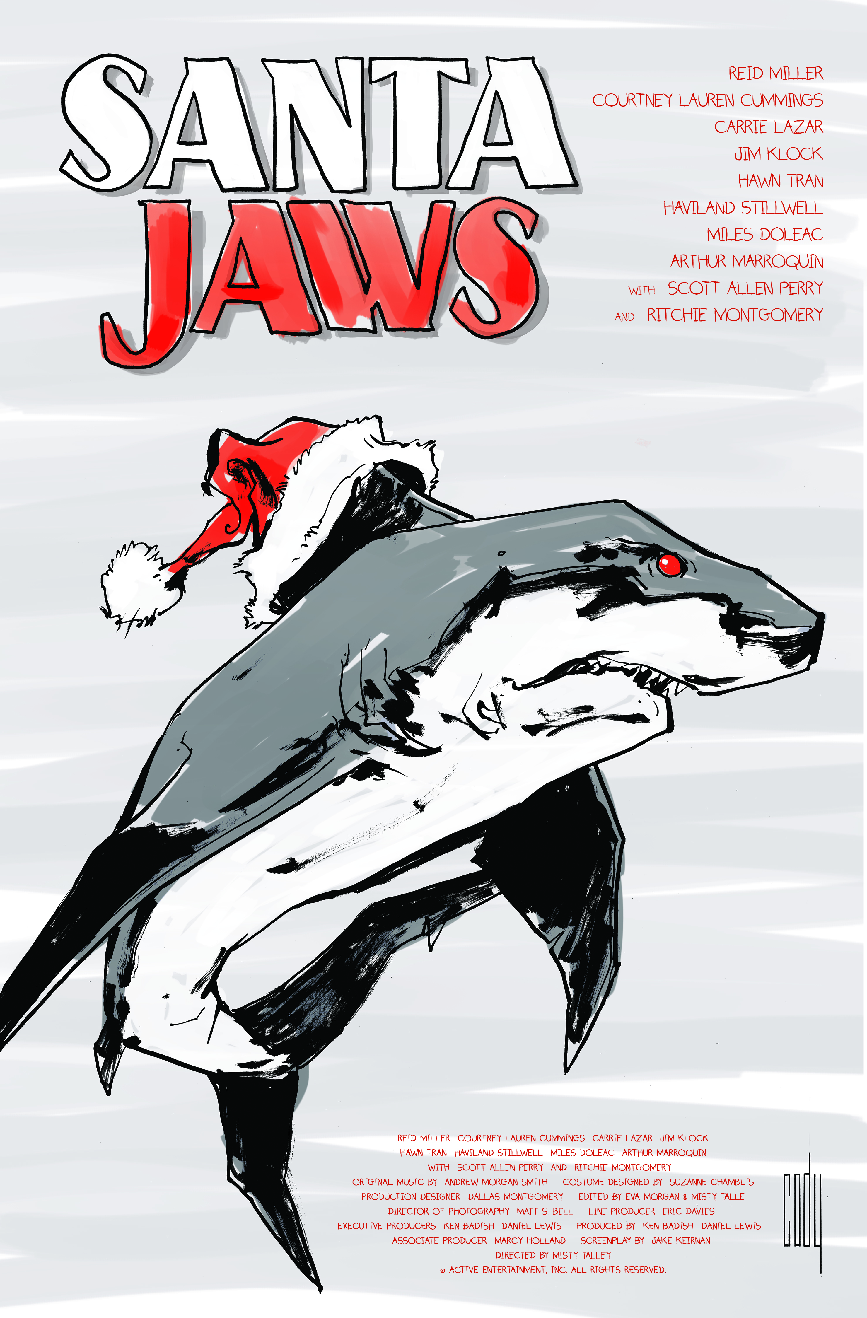 Poster of Santa Jaws