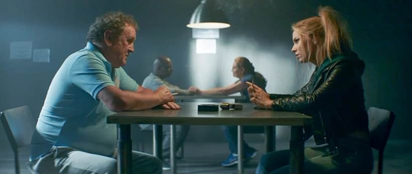 Colm Meaney and Charlotte Kirk in Duchess (2024)