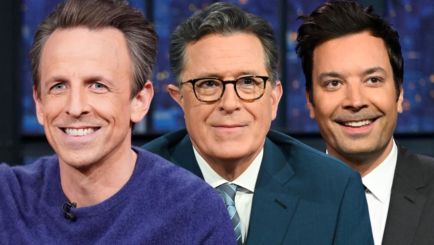Jimmy Fallon & Seth Meyers Praise Stephen Colbert Following CBS' 'The Late  Show' Cancellation - IMDb