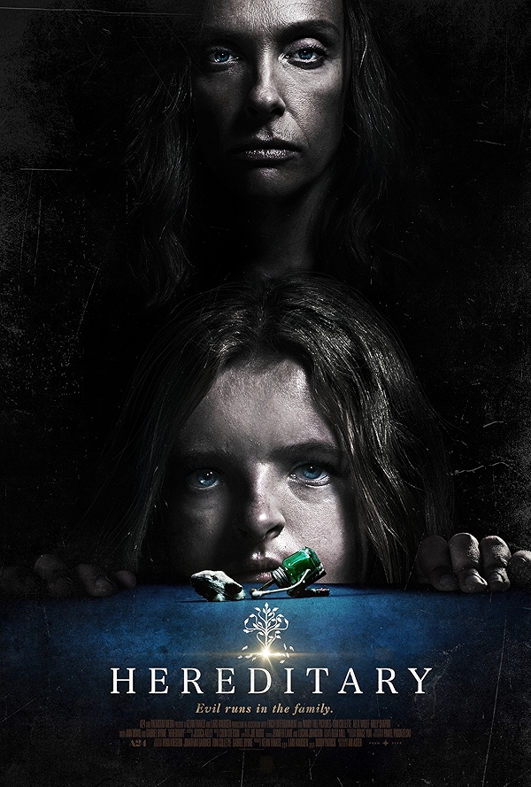 Movie poster for HEREDITARY (A rated)