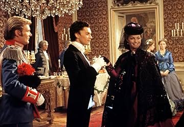 Helmut Berger, Romy Schneider, and Helmut Griem in Ludwig (1973)