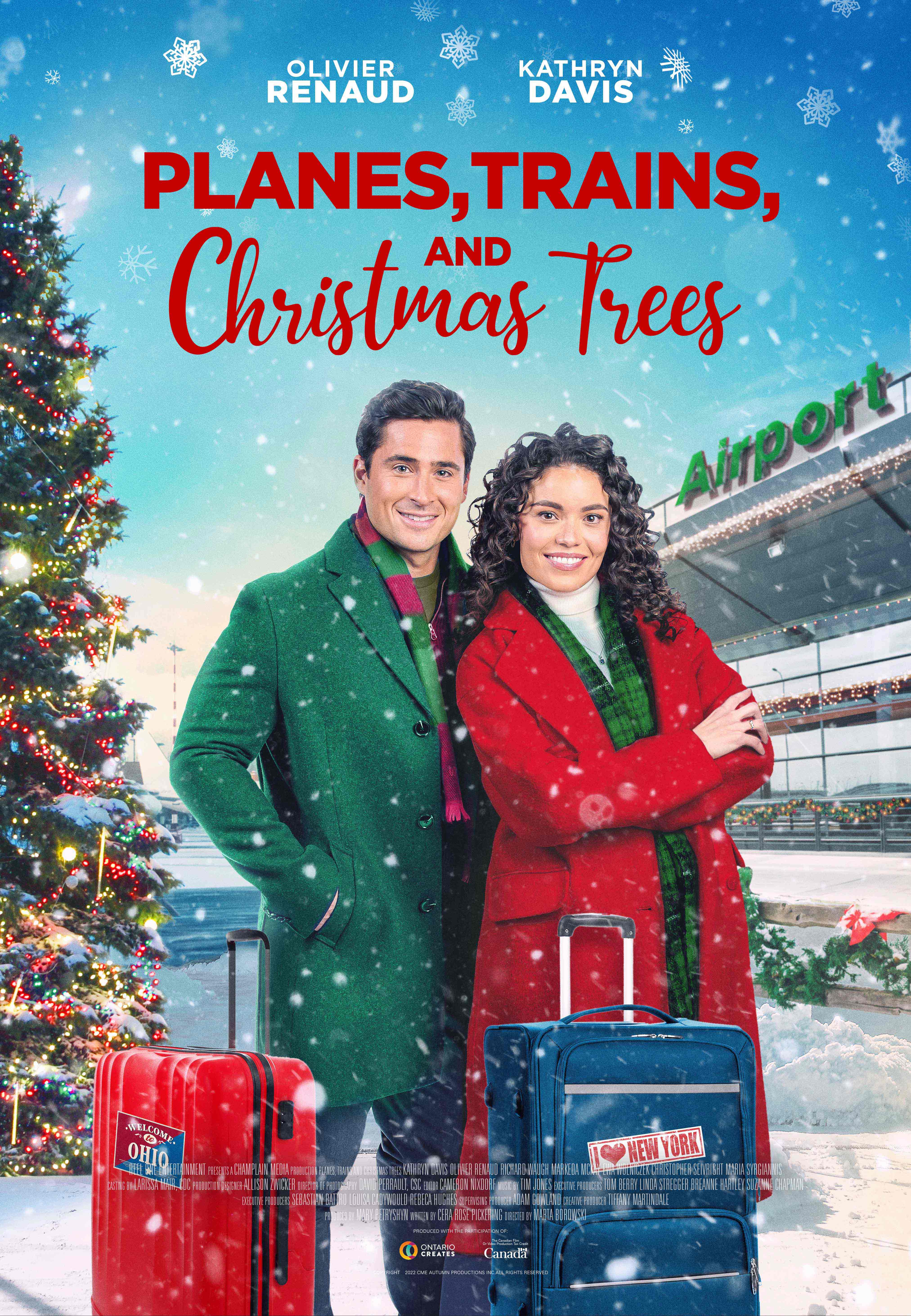 Poster of Planes, Trains, and Christmas Trees