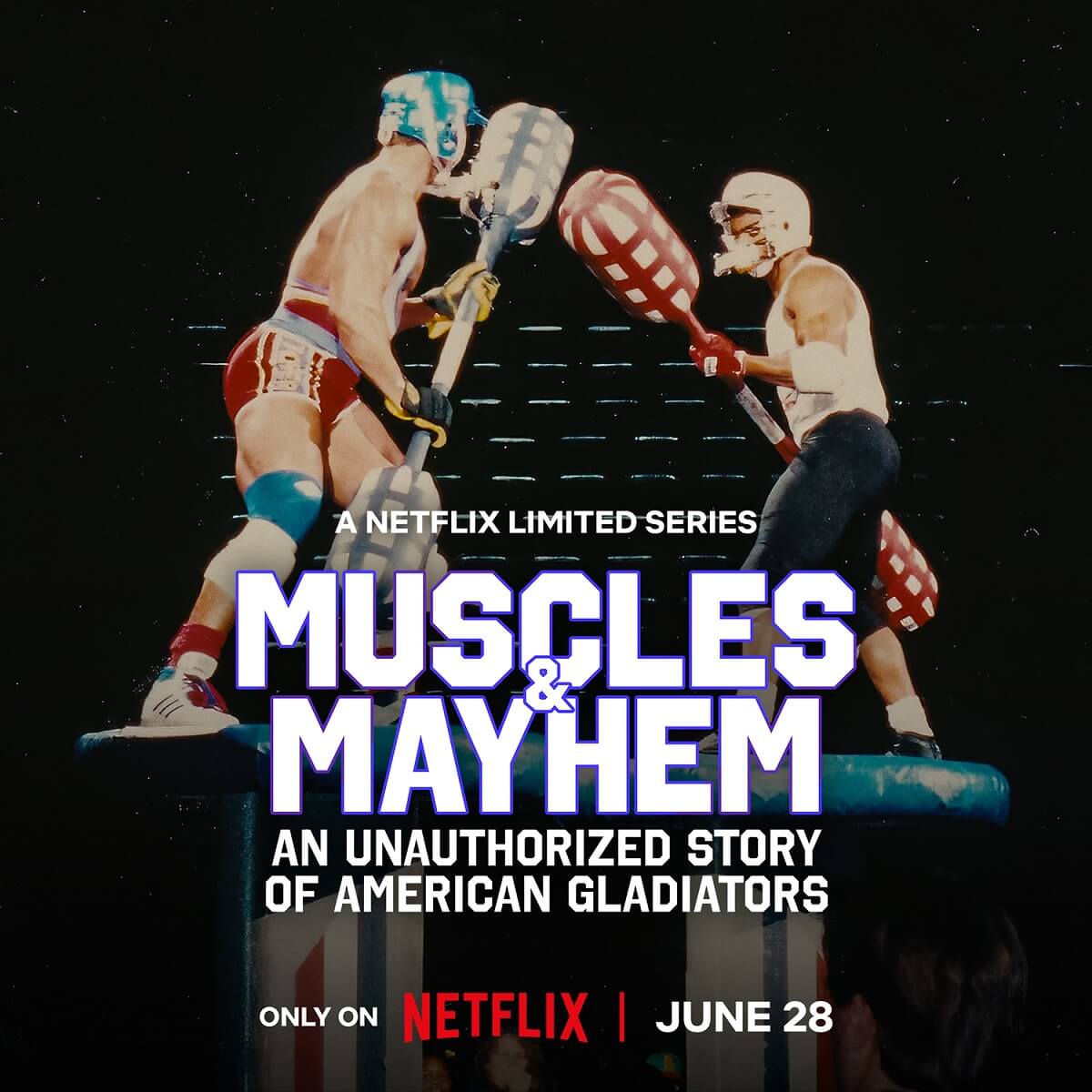 Poster of Muscles & Mayhem: An Unauthorized Story Of American Gladiators
