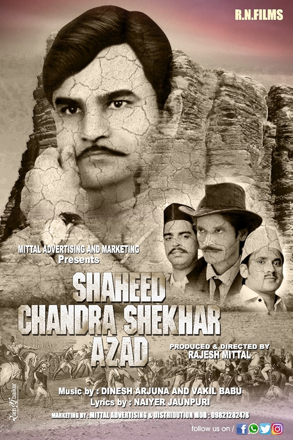 Movie poster for SHAHEED CHANDRA SHEKHAR AZAAD (UA rated)