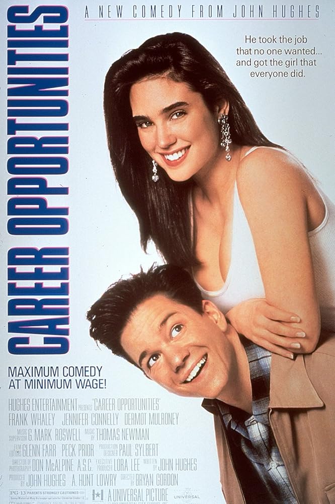 Jennifer Connelly and Frank Whaley in Career Opportunities (1991)