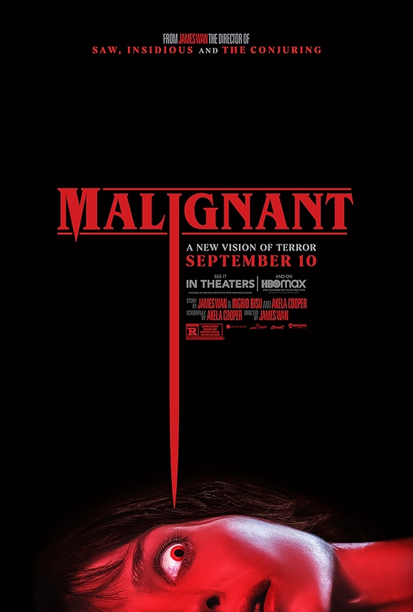 Movie poster for MALIGNANT (A rated)
