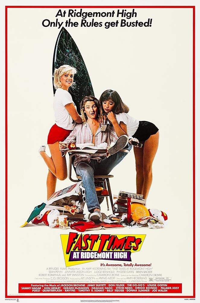 Fast Times at Ridgemont High 2枚組レコード Fast Times at Ridgemont High Soundtrack VINTAGE 1982 OG