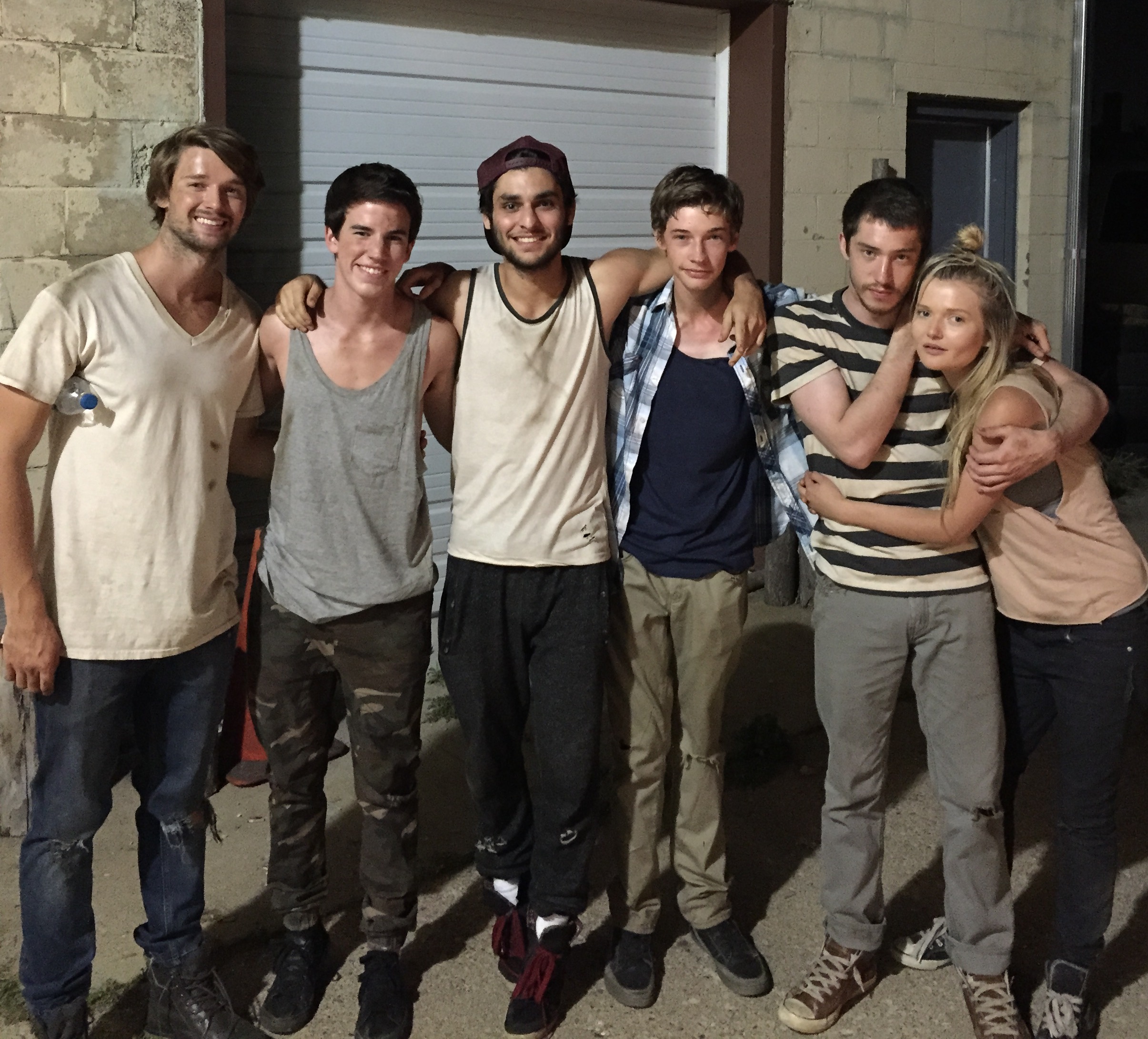 Cast of North - Patrick Schwarzenegger, Derek Brandon, Atif Hashwi, Jacob Lofland, Sophie Kennedy Clark & James Bloor

