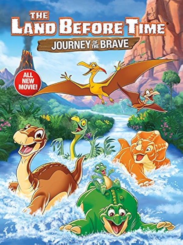 Movie poster for LAND BEFORE TIME JOURNEY OF THE BRAVE (U rated)