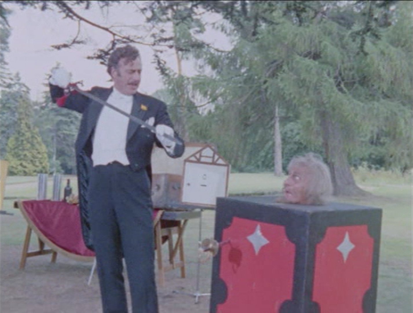 Geoffrey Bayldon and Paul Eddington in Catweazle (1970)