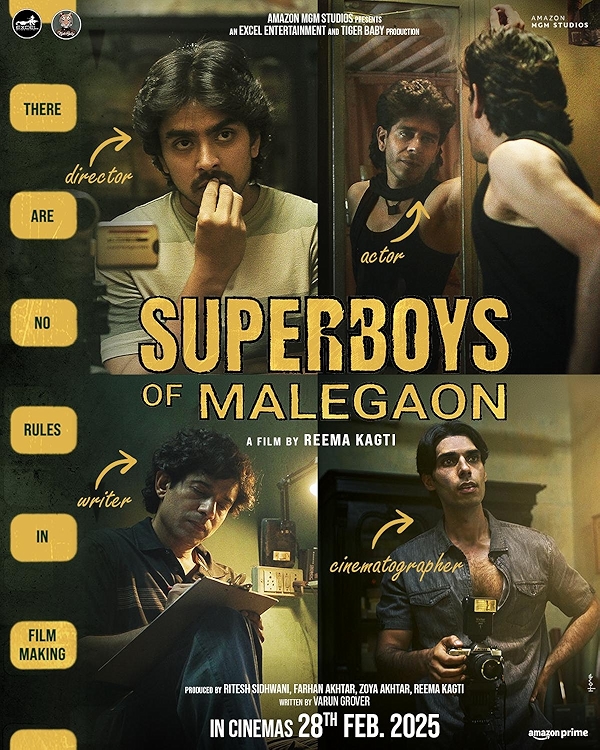 Movie poster for SUPERBOYS OF MALEGAON (UA rated)