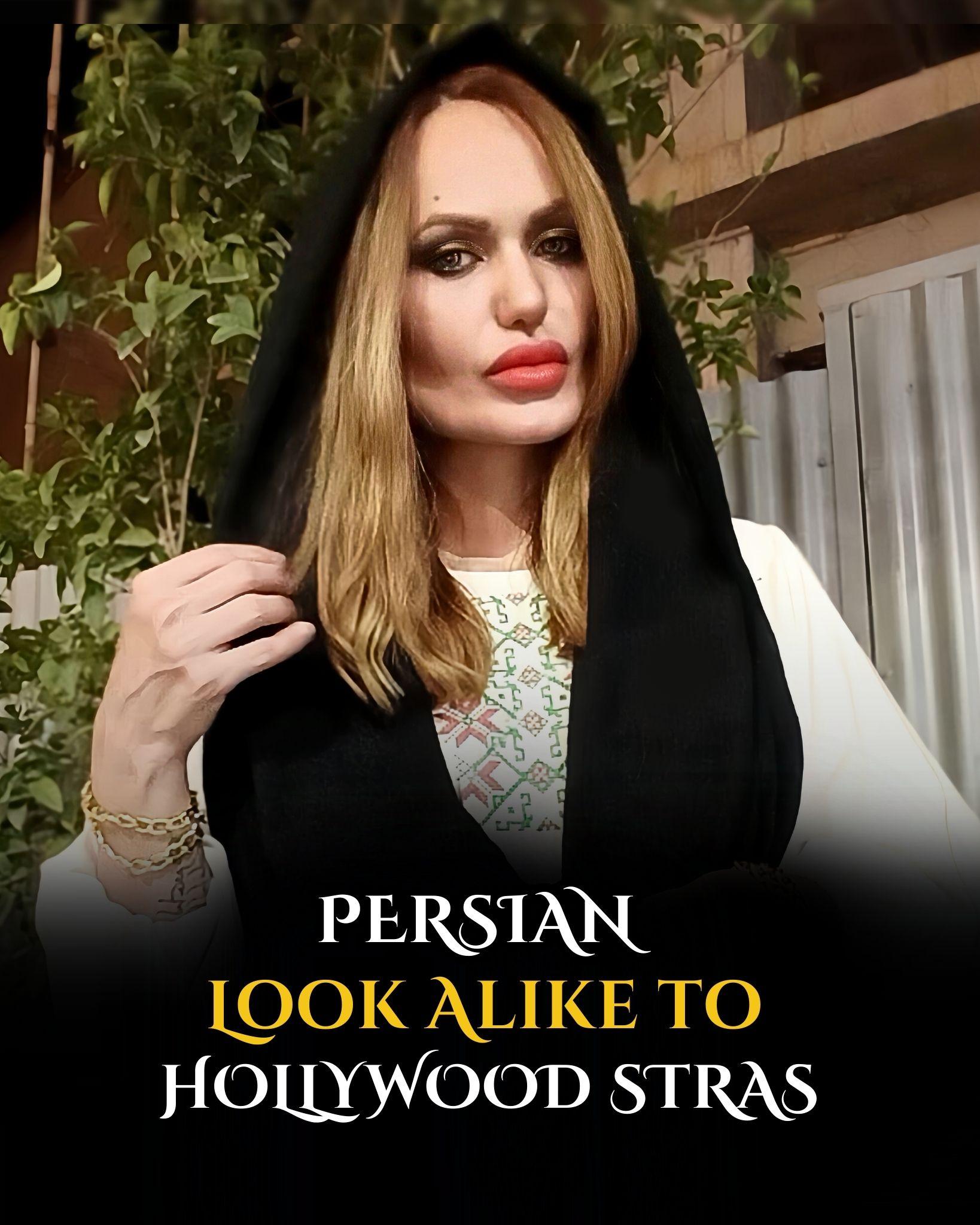 Julia Shahbazi persian actress look Alike to Hollywood Stars