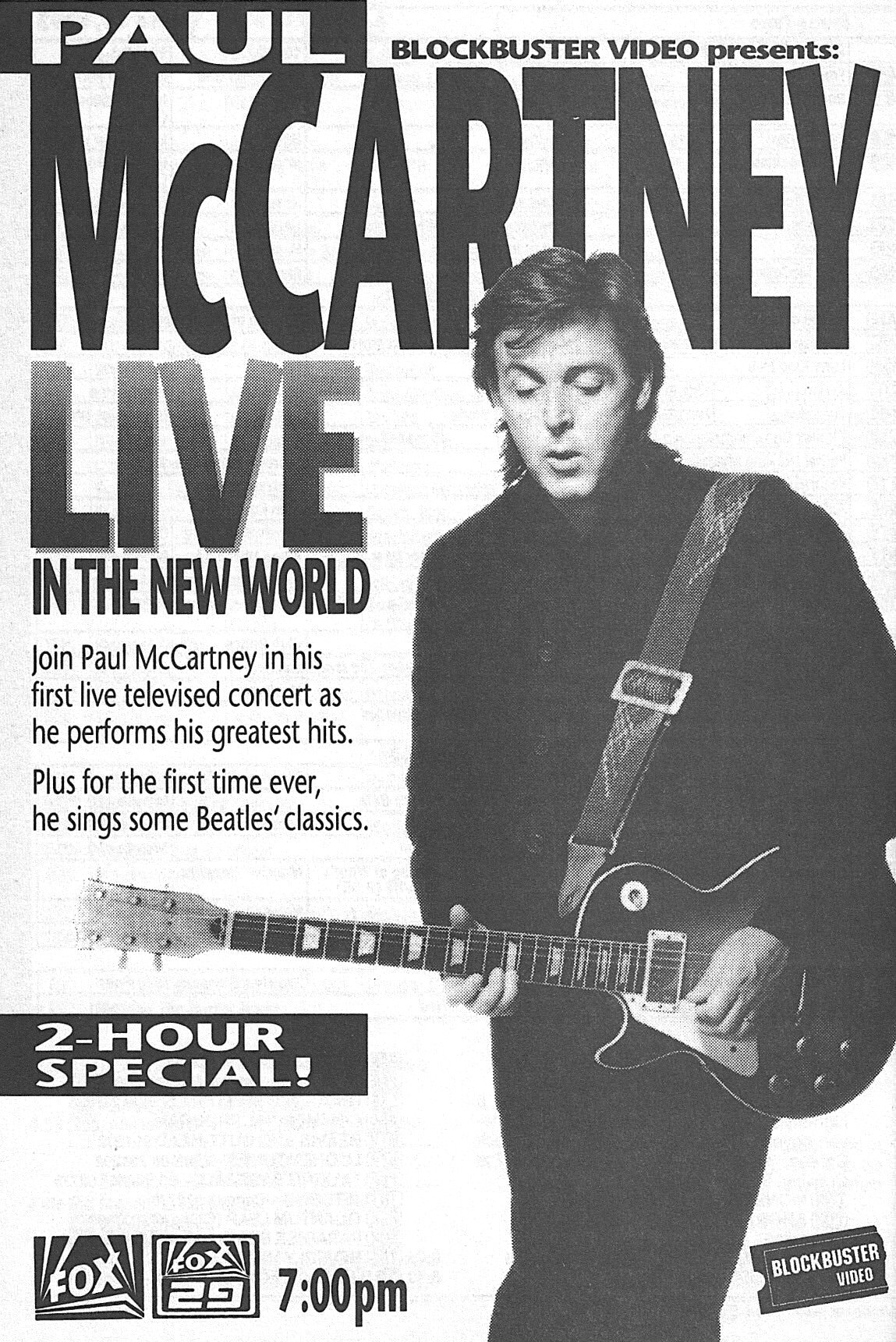 Paul McCartney Live in the New World (TV Special 1993) - IMDb
