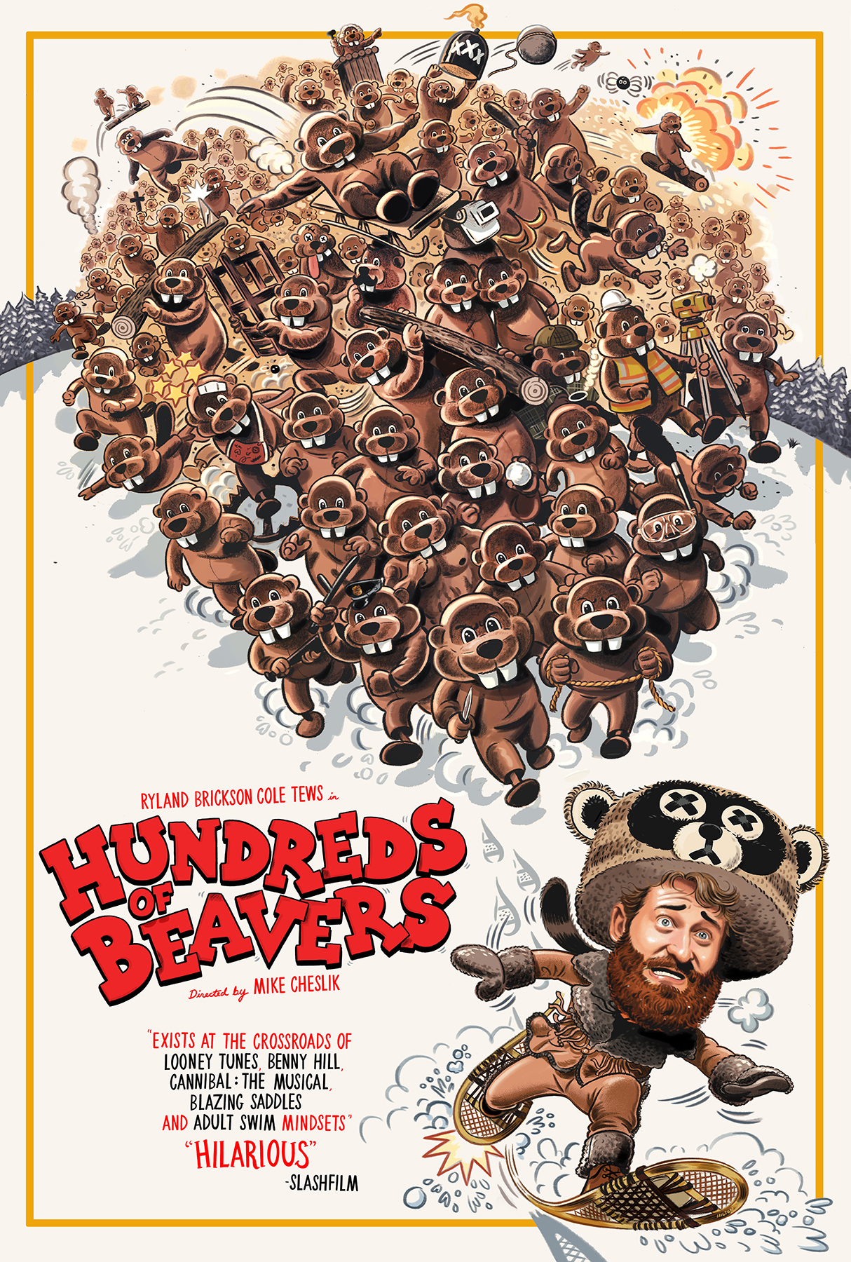 Poster of Hundreds of Beavers