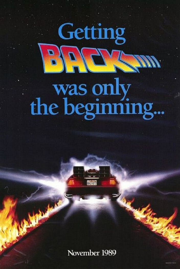 バック・トゥ・ザ・フューチャー 2 映画 パンフレット 1989 Back to Back to the Future Part 2 (1989) Original One-Sheet Movie