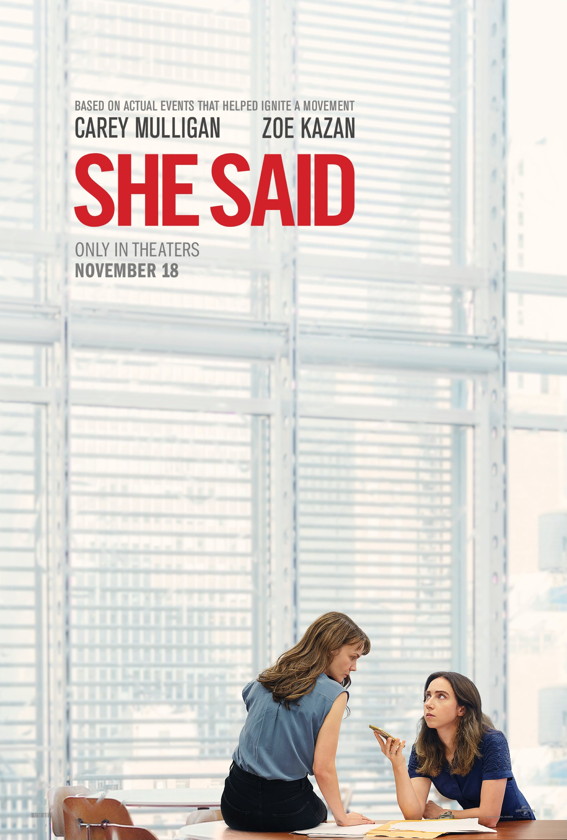 Zoe Kazan and Carey Mulligan in She Said (2022)