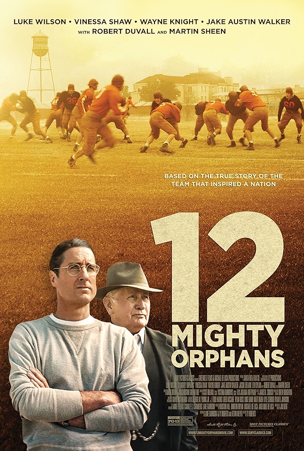 Movie poster for 12 MIGHTY ORPHANS (U rated)