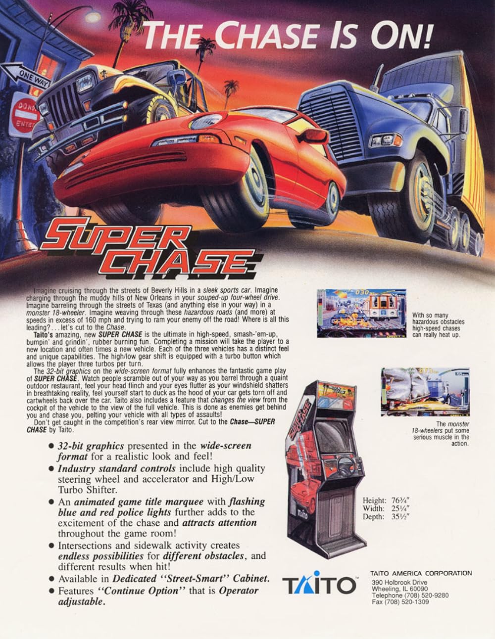 Super Chase: Criminal Termination (Video Game 1993) - IMDb