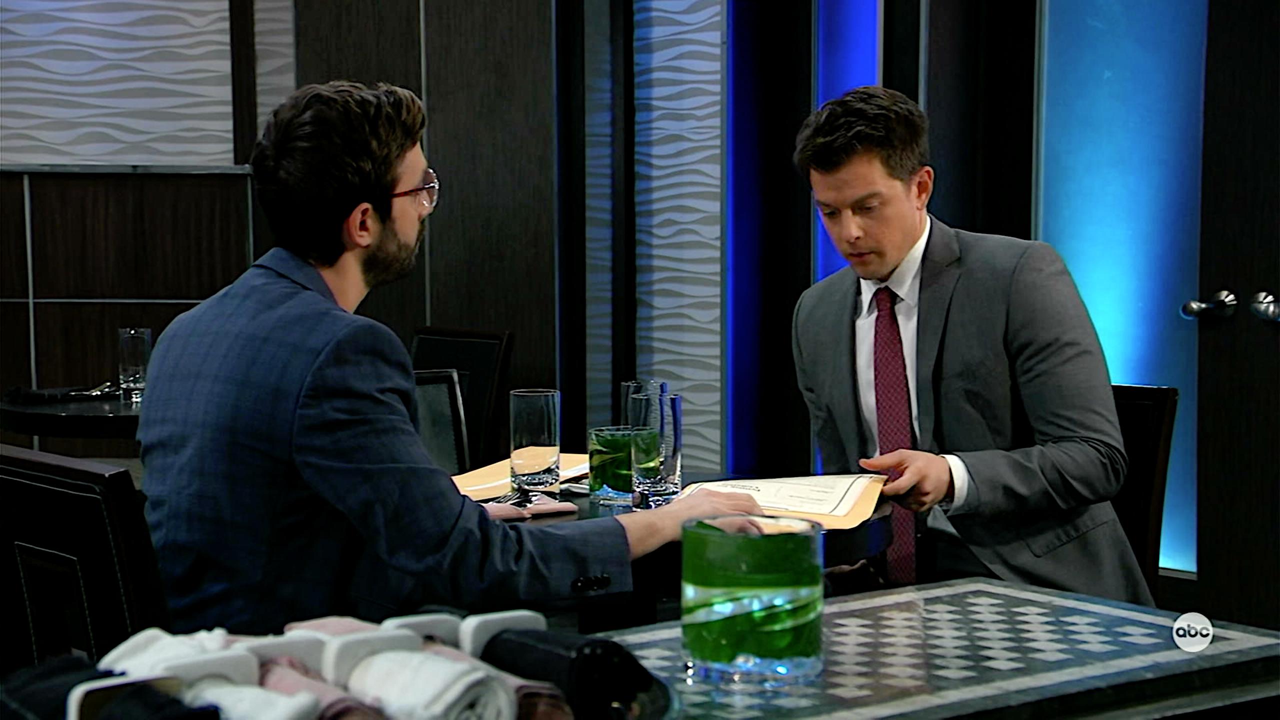 David Lautman and Chad Duell in General Hospital (2022)