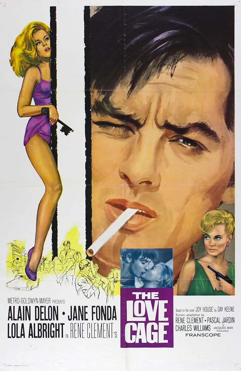 Jane Fonda, Alain Delon, and Lola Albright in Joy House (1964)