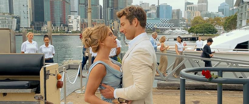 Dermot Mulroney, Bryan Brown, Rachel Griffiths, Gata, Glen Powell, Sydney Sweeney, Alexandra Shipp, Hadley Robinson, and Darren Barnet in Anyone But You (2023)