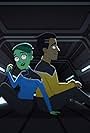 Eugene Cordero and Noël Wells in Star Trek: Lower Decks (2020)
