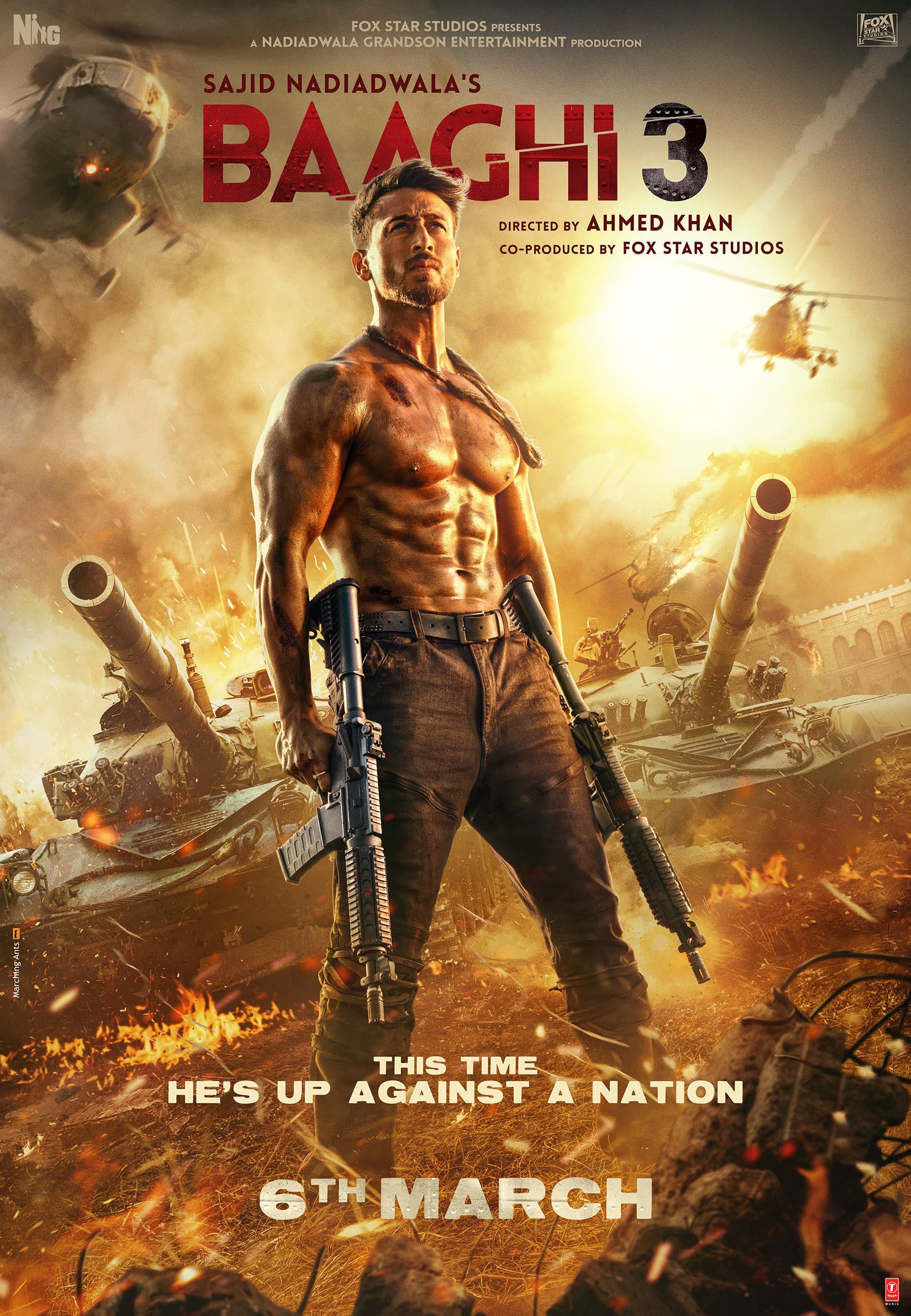 Baaghi 3 2020 Hindi Movie 1080p | 720p | 480p BluRay ESub Download