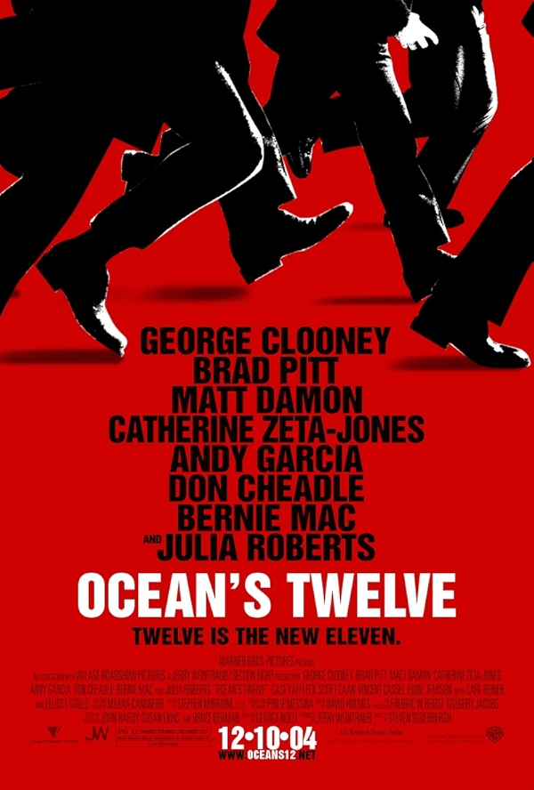 Movie poster for OCEAN"S TWELVE (UA 13+ rated)