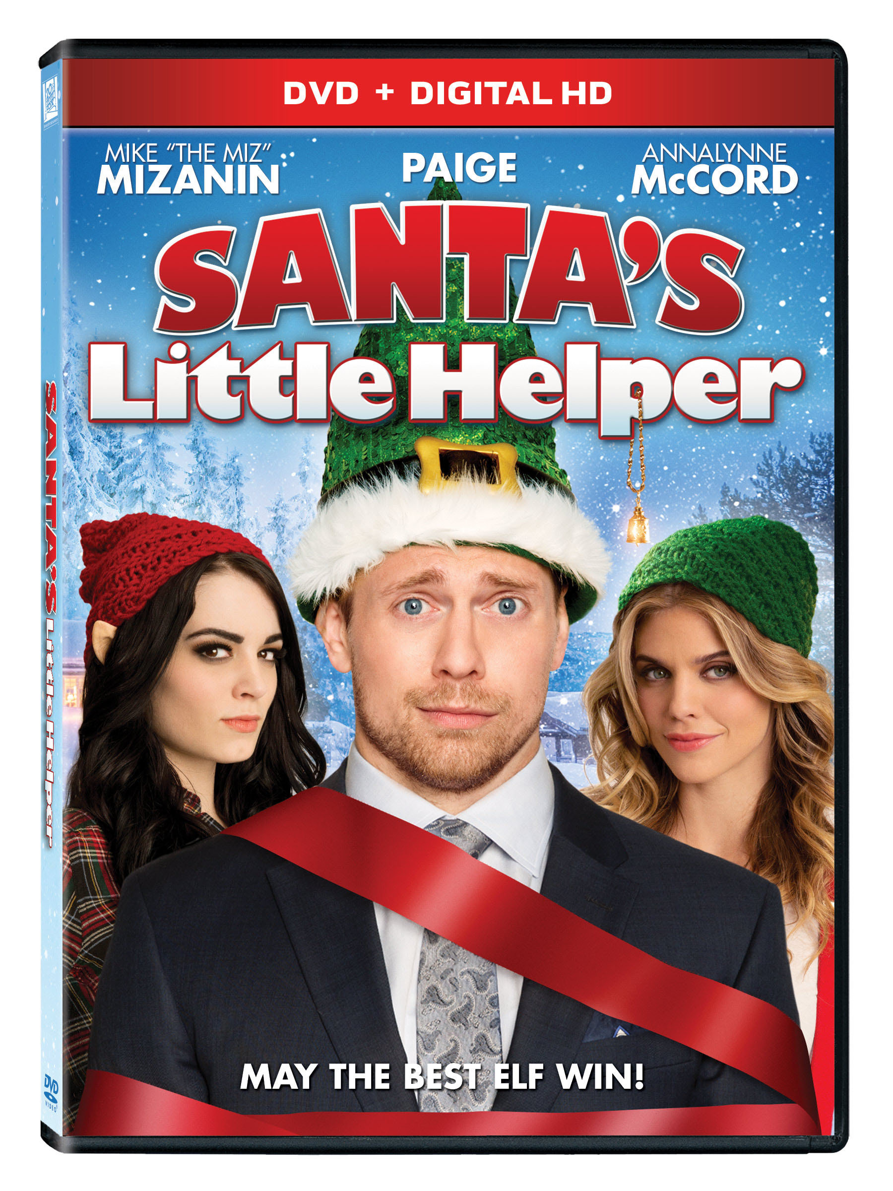 Mike 'The Miz' Mizanin, AnnaLynne McCord, and Saraya-Jade Bevis in Santa's Little Helper (2015)