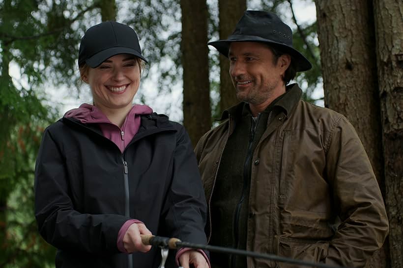 Martin Henderson and Alexandra Breckenridge in Rumor Has It (2020)