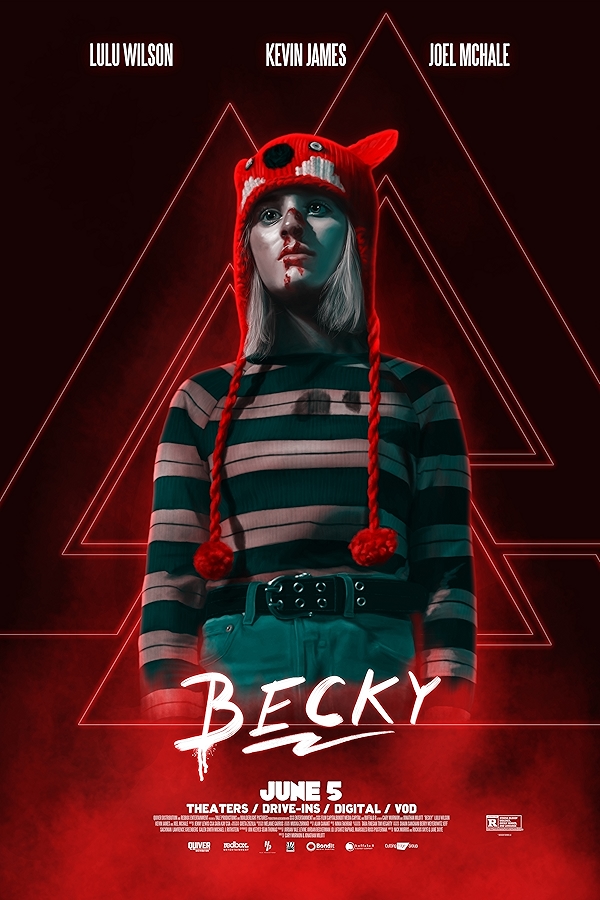 Movie poster for BECKY (UA rated)