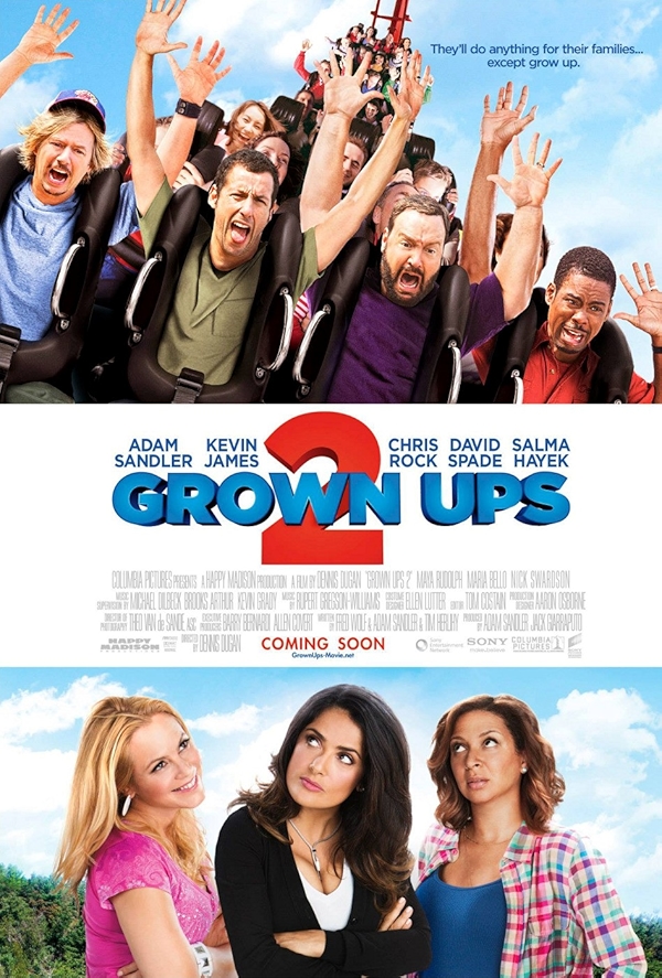 Movie poster for GROWN UPS 2 (UA rated)