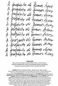 Primary photo for A propósito de Buenos Aires Primary photo for A propósito de Buenos Aires