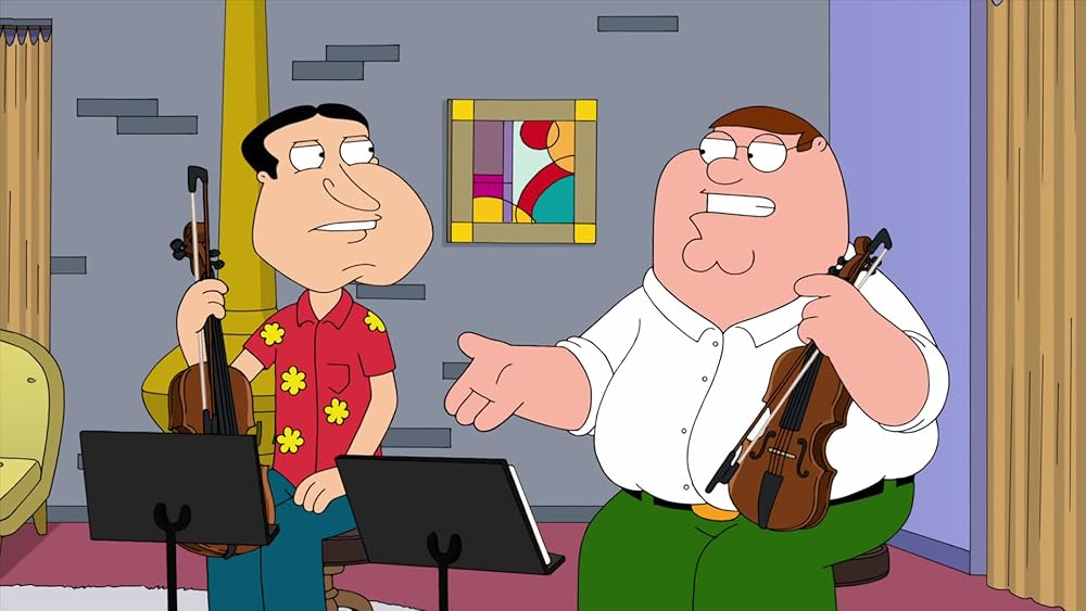 The Finer Strings Family Guy Peter Shows Off His Brand New Tuxedo