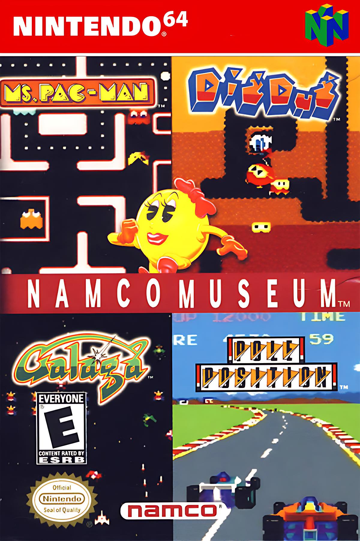 NINTENDO 64 - N64★NAMCO MUSEUM 64 海外版 北米版 端子清掃済 N64☆NAMCO MUSEUM 64 海外版 北米版 端子清掃済☆箱付・説明