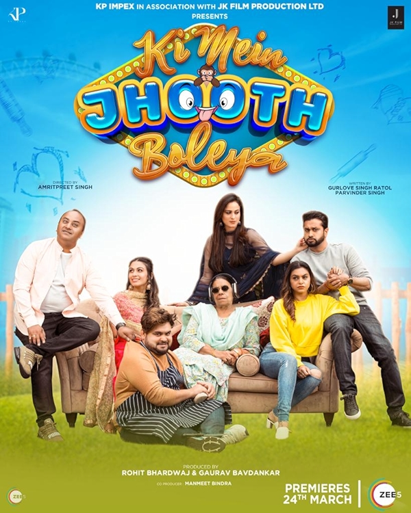 Movie poster for KI MEIN JHOOTH BOLEYA (U rated)