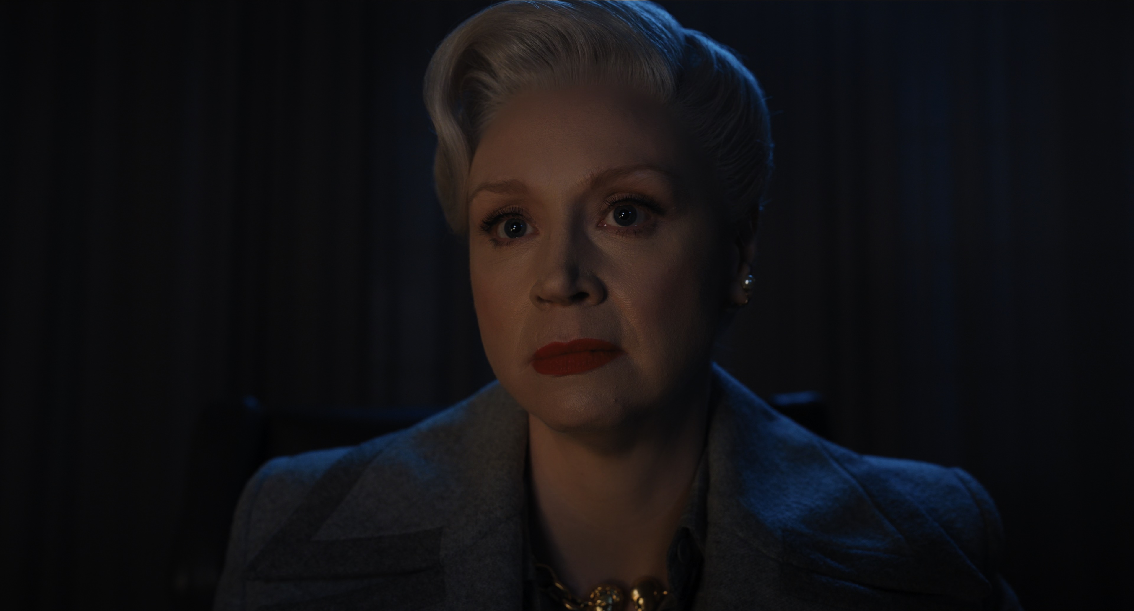 Gwendoline Christie's Larissa Weems in Wednesday Season 1 Episode 8: 'A Murder of Woes' game
